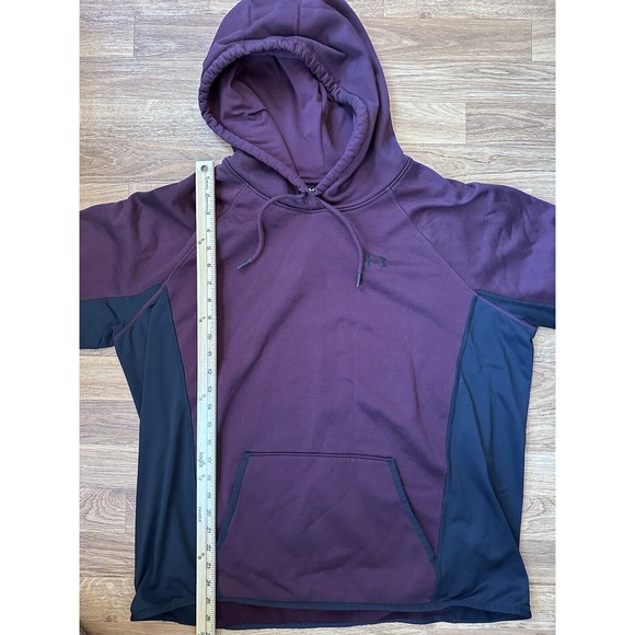 Under Armour Mens Storm Pullover Loose Fit Hoodie Size XXL Red Coldgear Active - Picture 7 of 7